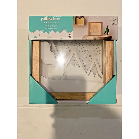 PILLOWFORT KIDS' MOOD LIGHTING LED SHADOW BOX (SEE PHOTOS) - Picture 3 of 5